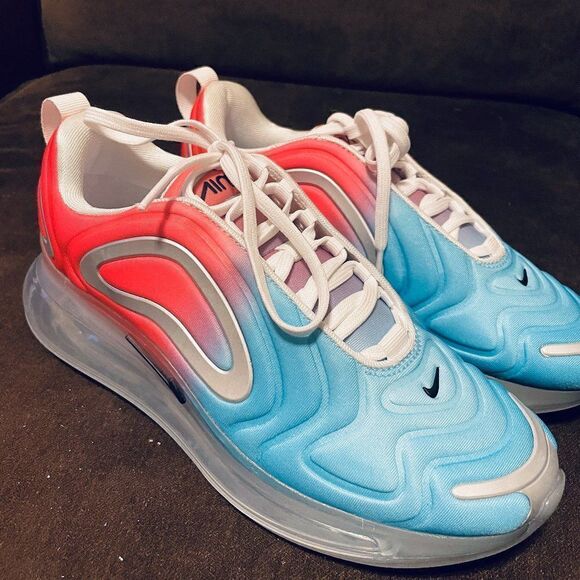 Mint Condition NIKE Air Max 720 Pink Sea Blue Womens Size 7 US 38 EUR ICE SOLES - Picture 1 of 9